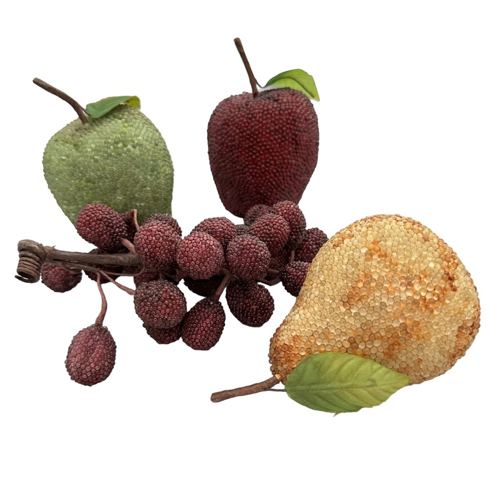 Beaded Fruit (4) Pieces